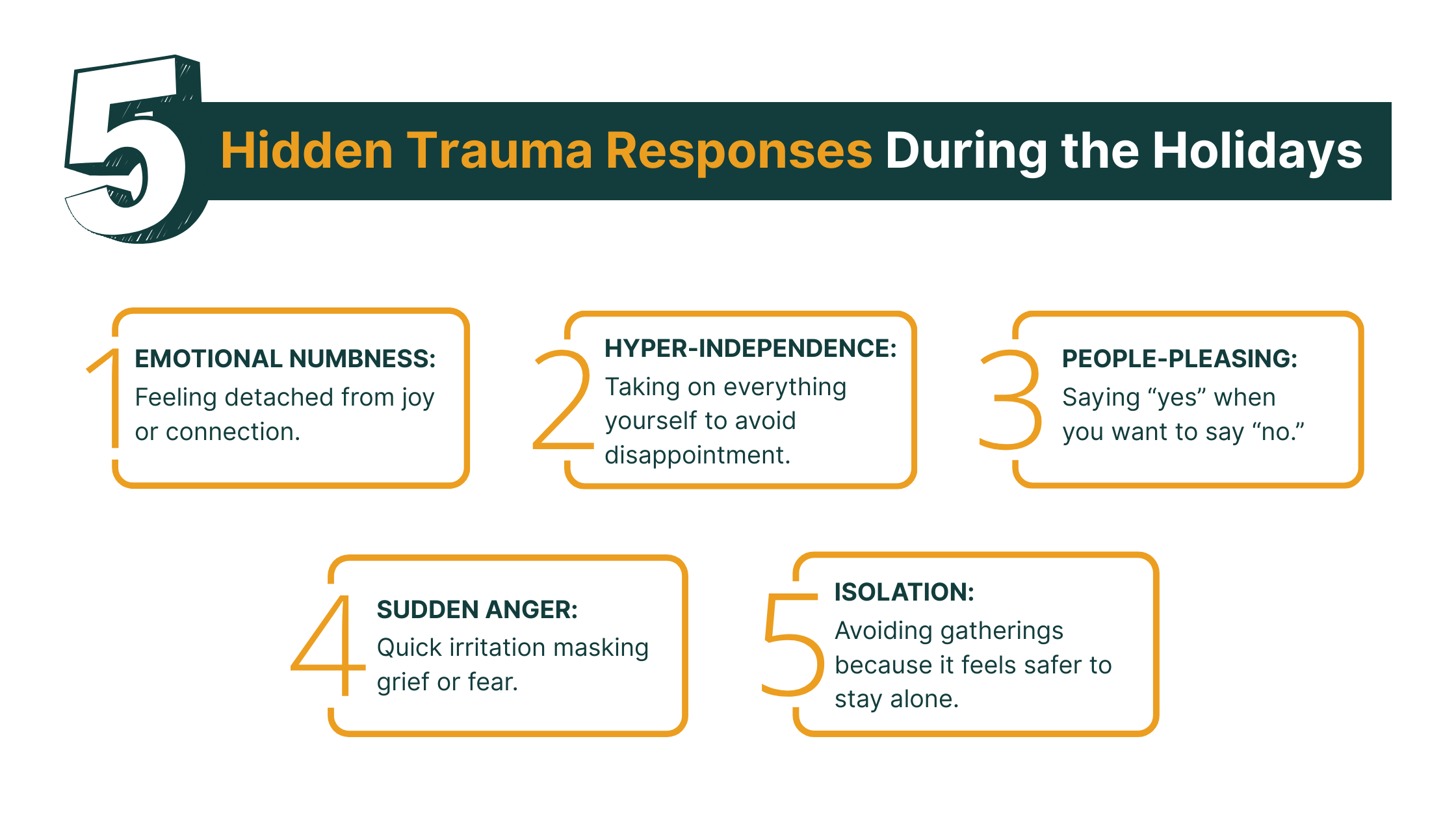 5 Hidden Trauma Responses During the Holidays