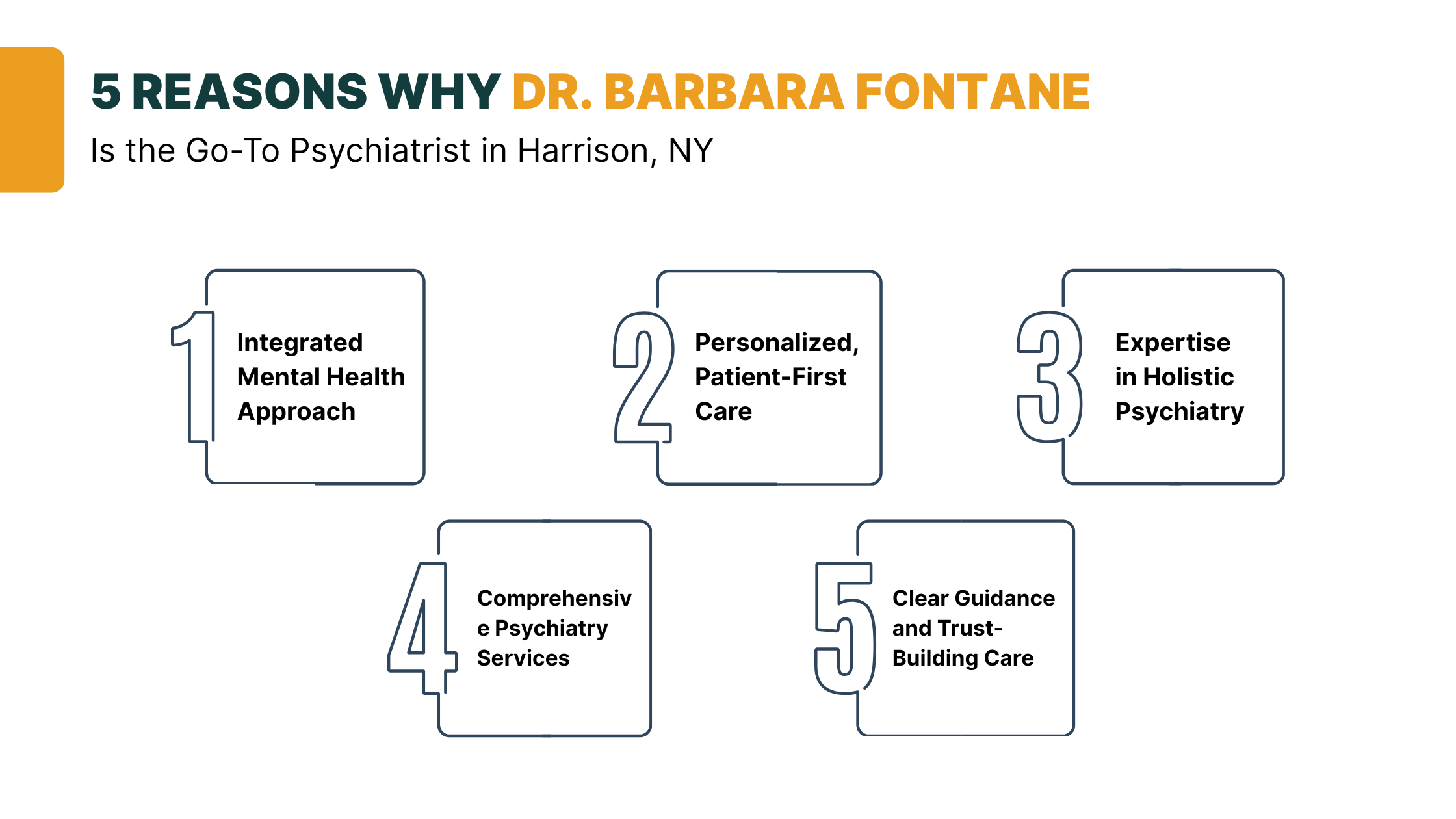 5 Reasons Why Dr. Barbara Fontane Is the Go-To Psychiatrist in Harrison, NY
